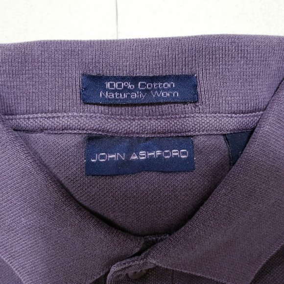 John Ashford 100% Cotton Short Sleeve Polo -Size M - Picture 6 of 8